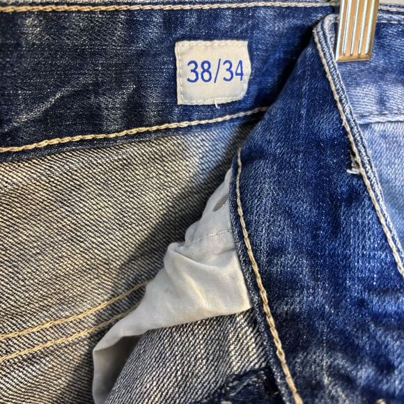 New Smoke Rise Taper Stretch Jean Graphic Graffiti Embroidered Patches Grunge - Picture 9 of 12